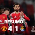 Resumo da goleada do Man. United com hat trick de Bruno Fernandes
