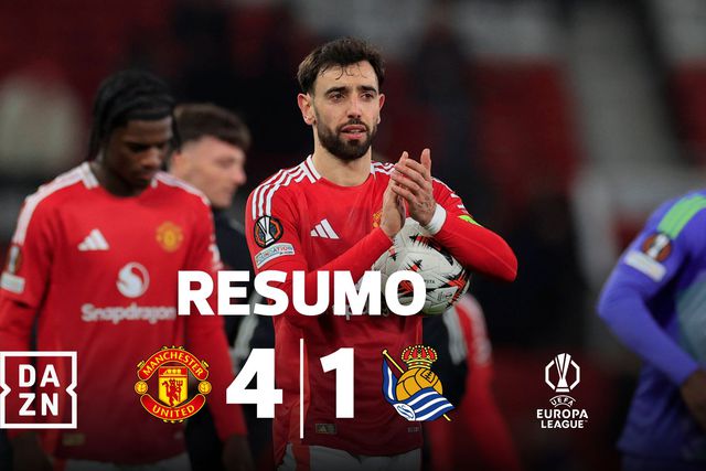 Resumo da goleada do Man. United com hat trick de Bruno Fernandes