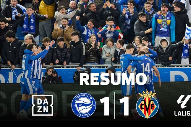 Veja bem o golaço de Pépé que deu o empate ao Villarreal aos 90+8' (resumo)