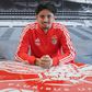 Miguel Figueiredo, 17 anos, médio — Foto: SL Benfica