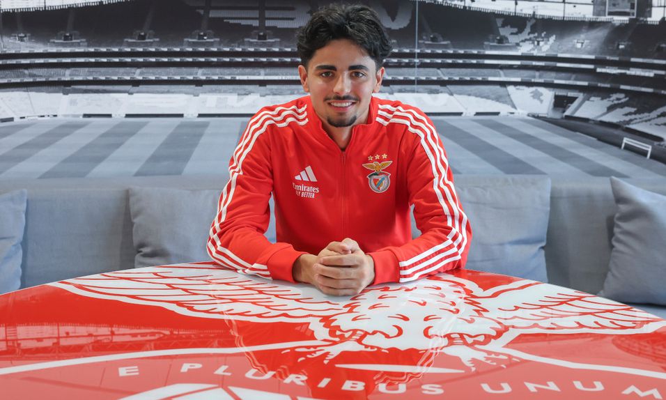 Miguel Figueiredo, 17 anos, médio — Foto: SL Benfica