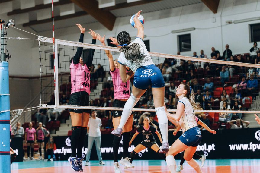 FC Porto é o primeiro finalista da Taça de Portugal de voleibol. Foto Diogo Oliveira/FPV