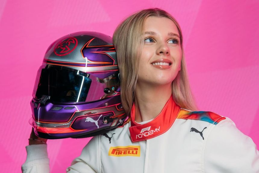 Rachel Robertson, a escocesa de 18 anos que sonha com a Fórmula 1