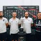 Eduardo Faustino (Vitória SC), Marcel Matz (Benfica), João Coelho (Sporting) e Miguel Maia (AA Espinho) antes da final four. Foto Diogo Oliveira/FPV