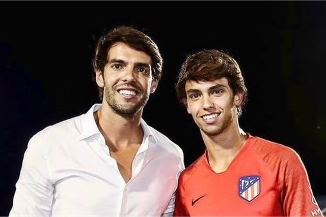 Kaká e João Félix (D.R.)