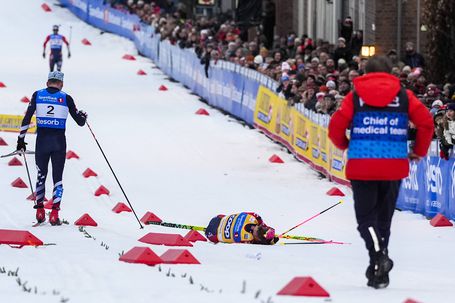 Atleta mais medalhado dos Olímpicos de Milão internado após queda