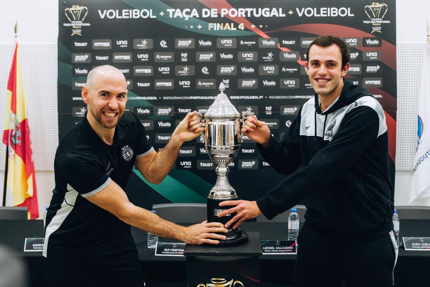 Tiago Pereira e Filipe Leite num momento de fair-play. Foto Diogo Oliveira/FPV