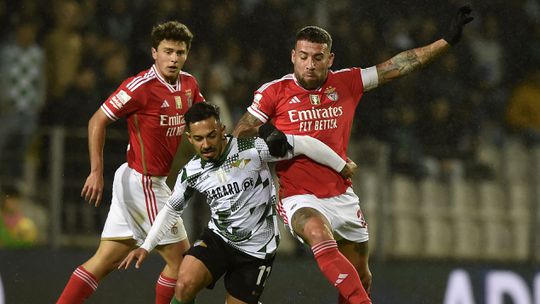 Benfica-Moreirense: de Lisboa a Moreira de Cónegos vão quatro lugares de distância