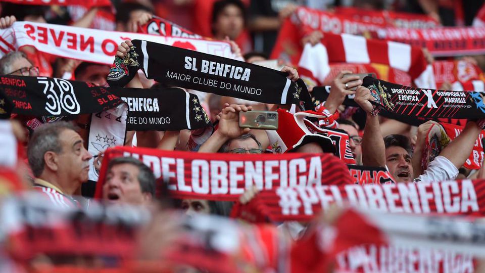 Benfica: alerta de restrições em Marselha