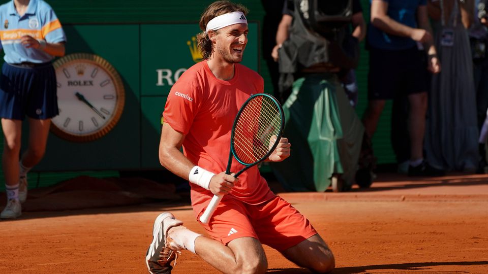 Afinal Sinner não é imbatível! Tsitsipas na terceira final de Monte-Carlo