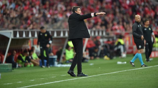 Bruno Lage no Benfica-Arouca (foto: Miguel Nunes)