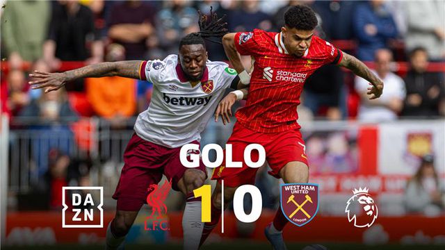 'Enésima' assistência de Salah para golo de Diaz