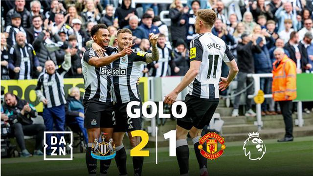 Defesa do Man. Utd fica mal, mas Dalot esteve péssimo no segundo golo do Newcastle