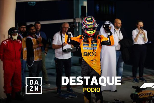 McLaren e Russell fazem a festa no pódio em Sakhir (vídeo)