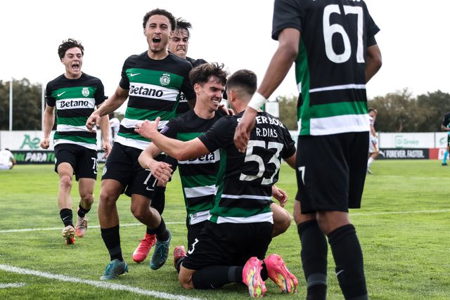 Sporting B tem a subida para o segundo escalão bem encaminhada (foto Sporting CP)
