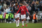 Bruno Fernandes falou com Casemiro durante alguns minutos no final do jogo