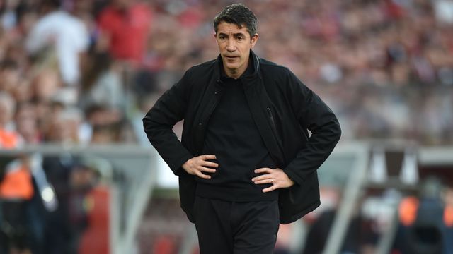 O desalento de Bruno Lage no Benfica-Arouca (foto: Miguel Nunes)