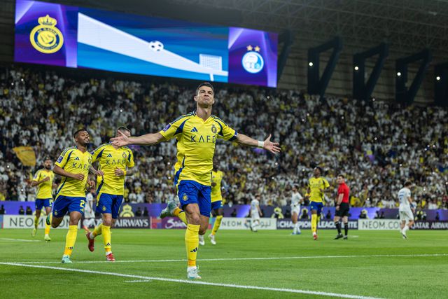 Cristiano Ronaldo festeja golo