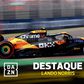Enorme arranque de Lando Norris resulta em penalização por falsa partida (vídeo)