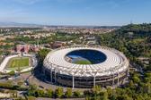 Estádio Olímpico de Roma, casa da Roma e da Lazio, tem espaço para mais de 72 mil pessoas. Feito para os Jogos Olímpicos de 1960, já recebeu finais da Champions League e do Mundial (IMAGO)