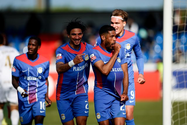 Rhaldney dedicou o golo à esposa - Foto: Filipe Amorim/LUSA