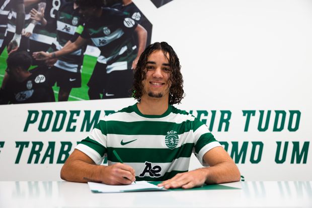 Rodrigo Nogueira tem Morten Hjulmand como grande referência do plantel principal - Foto: SPORTING CP