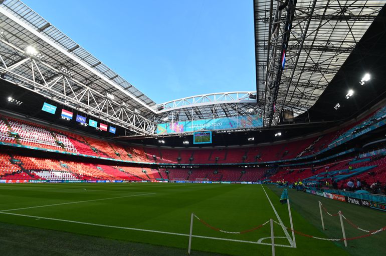 Arena Johan Cruyff, símbolo do legado do Ajax, quatro vezes campeão europeu, três delas à boleia do ícone que hoje dá nome ao estádio, com espaço para 56.120 pessoas (IMAGO)