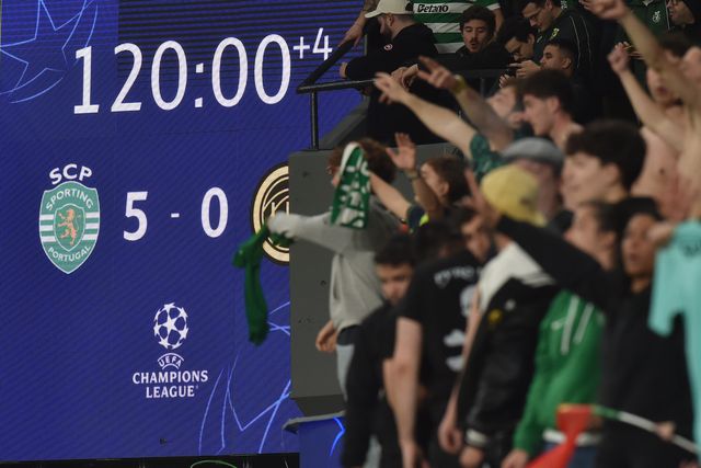 Sporting já protagonizou reviravolta histórica nesta Champions, ao eliminar o Bodo/Glimt. Foto MIGUEL NUNES