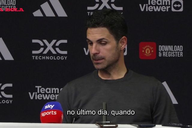 Arteta e as hipóteses do Tottenham vencer o City na terça-feira