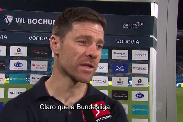 Xabi Alonso fala do fantástico ciclo de 50 jogos sem derrotas do Bayer