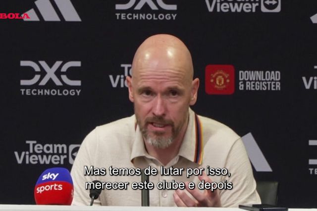 Ten Hag: «Os problemas são enormes, é como nadar com as mãos atrás das costas»