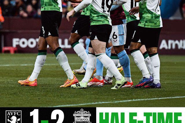 Aston Villa-Liverpool: acompanhe aqui em direto