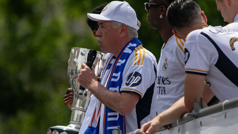 Ancelotti «em lua de mel»: «Vocês estão muito carinhosos...»