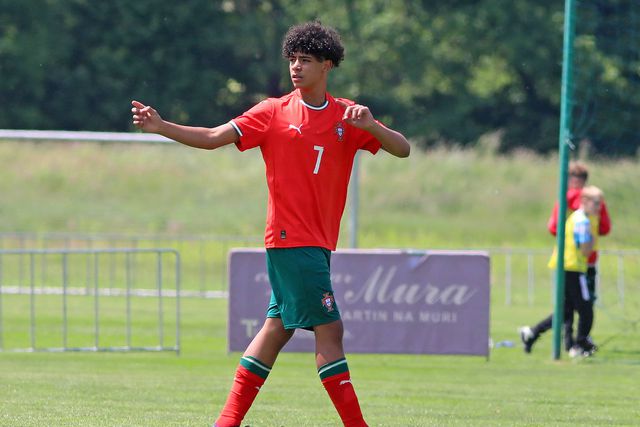 Cristianinho já tinha jogado pelos sub-15 de Portugal; agora, vai aos sub-16