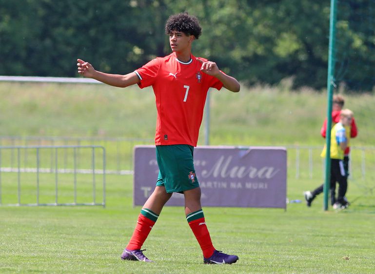 A reação de Ronaldo à estreia de Cristianinho por Portugal