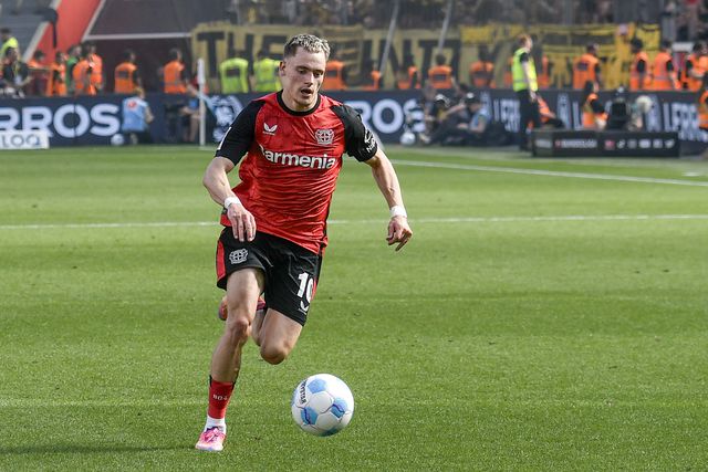 Wirtz em ação pelo Leverkusen