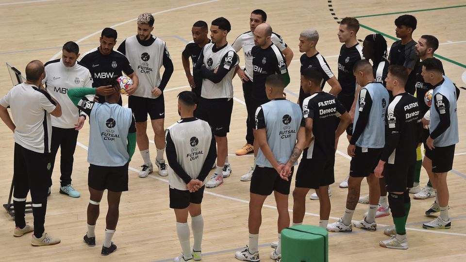 Formação do Sporting com certificação cinco estrelas