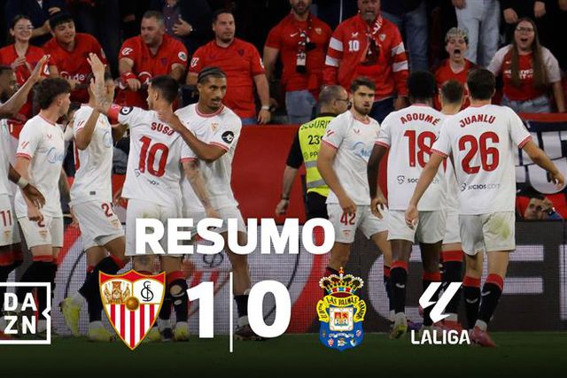 LaLiga: Sevilha respira melhor, Las Palmas com vida difícil (resumo)