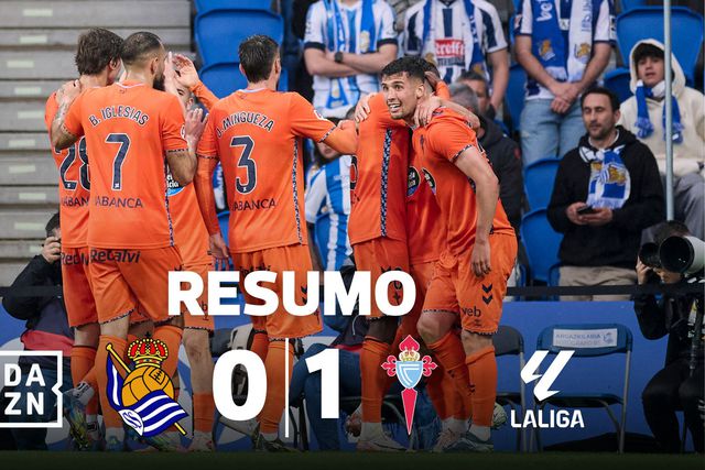 Celta de Vigo 'europeu' vence na casa da Real Sociedad (resumo)