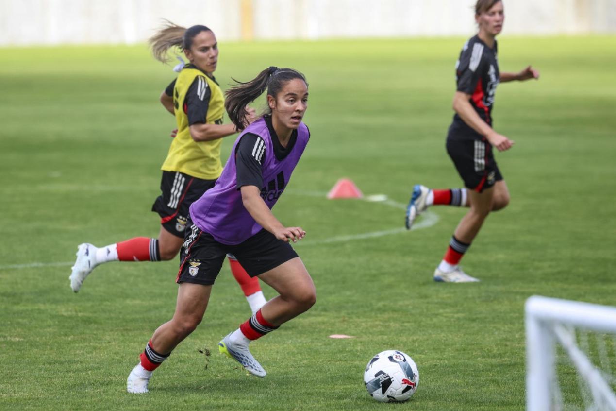 Beatriz Cameirão, 24 anos, média do Benfica — Foto: SL Benfica