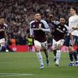 Festejos do Aston Villa diante do Nottingham Forest