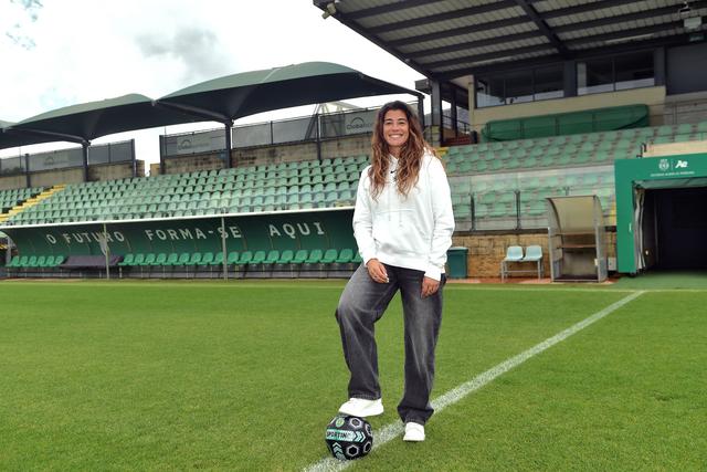 Rita Fontemanha em entrevista a A BOLA Foto: Miguel Nunes