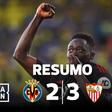 Entre o pódio e a permanência, Sevilha levou a melhor sobre o Villarreal (resumo)
