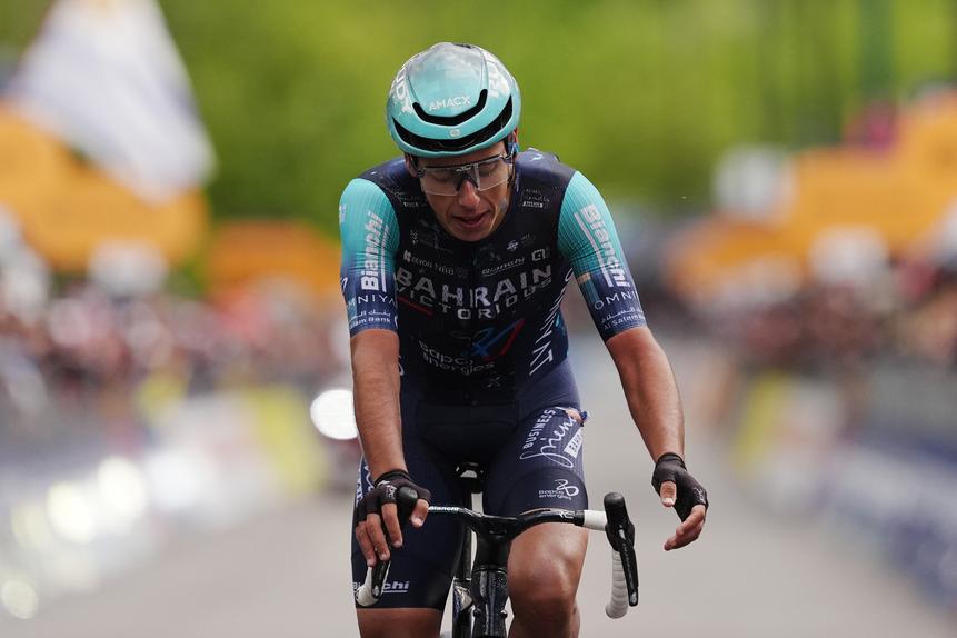 Afonso Eulálio ficou muito perto de conseguir a etapa perfeita, faltou-lhe juntar a conquista da etapa ao facto de passar a liderar o Giro - Foto: Giro