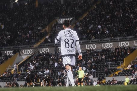 Francisco Dias estreou-se pelos conquistadores. Há dois anos jogava nas distritais - Foto: Vitória de Guimarães