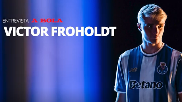 A entrevista na íntegra a Victor Froholdt, campeão nacional pelo FC Porto