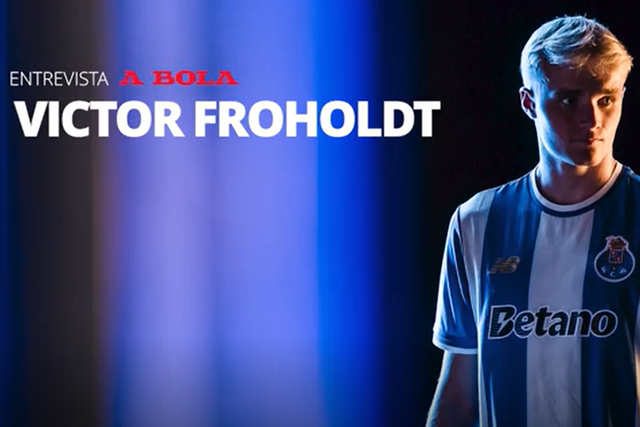 A entrevista na íntegra a Victor Froholdt, campeão nacional pelo FC Porto