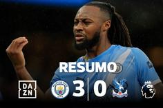 Man. City 'despacha' Palace e não desiste do título (resumo)