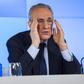 Florentino Pérez em conferência de imprensa do Real Madrid