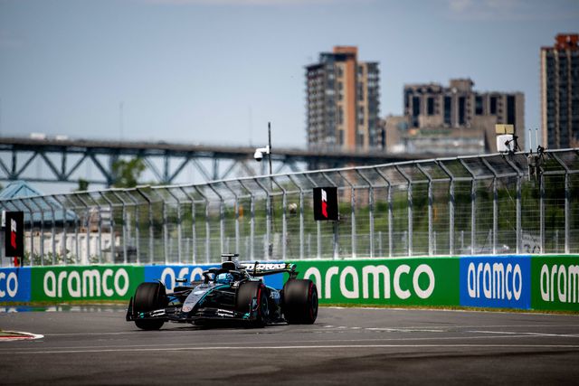 George Russell foi mais rápido nos segundos treinos livres do GP do Canadá
